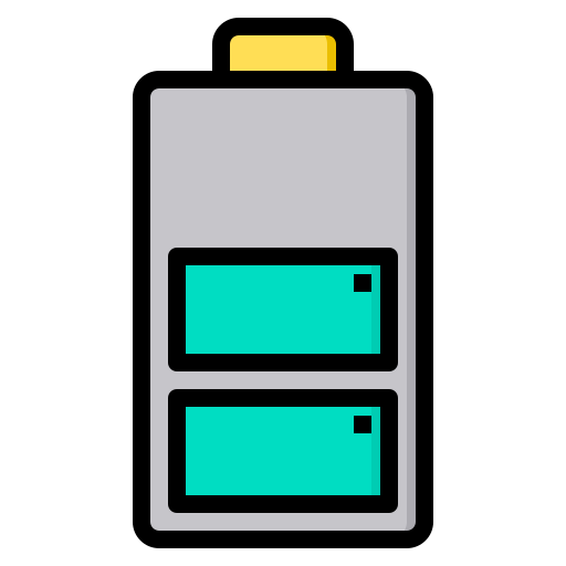 Battery Phatplus Lineal Color icon