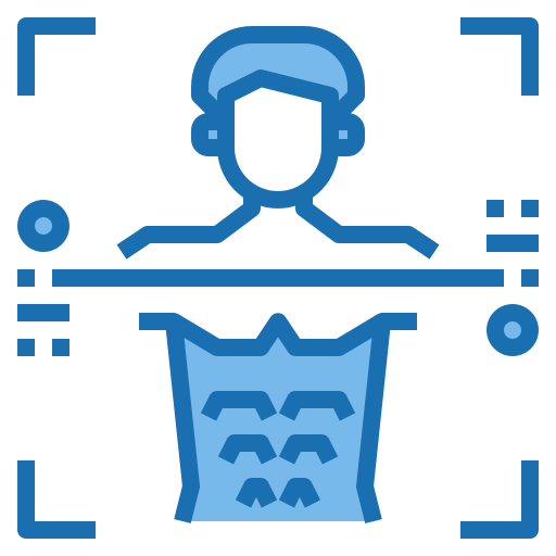 Body scan Phatplus Blue icon