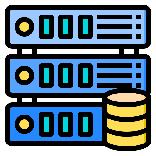 Base de datos Phatplus Lineal Color icono