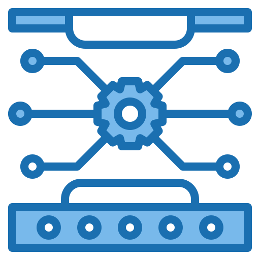 과학 기술 Phatplus Blue icon