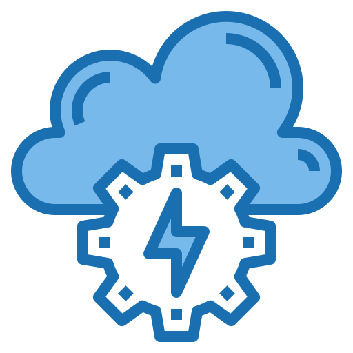 cloud computing Phatplus Blue icoon