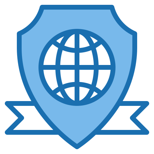 Seguridad mundial Phatplus Blue icono