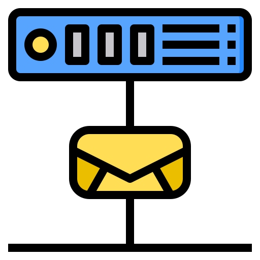 Correo electrónico Phatplus Lineal Color icono