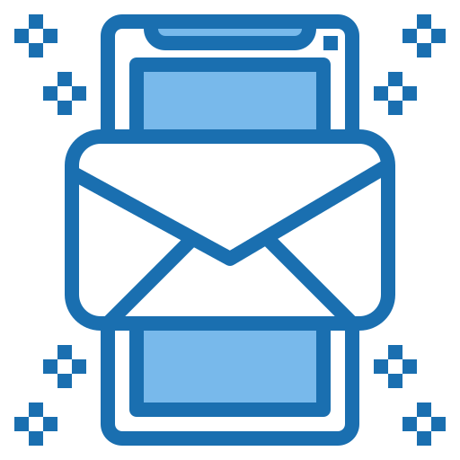 이메일 Phatplus Blue icon