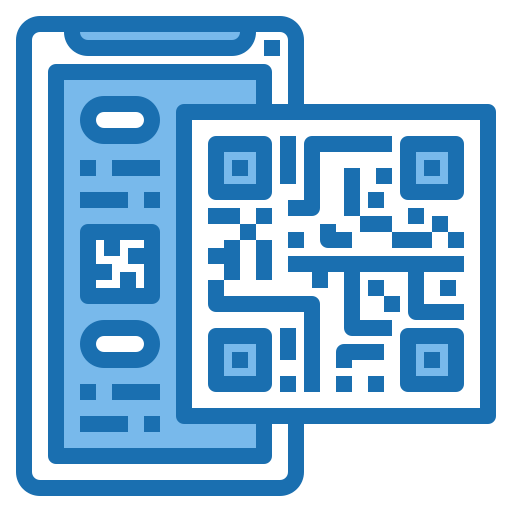 qr 스캔 Phatplus Blue icon