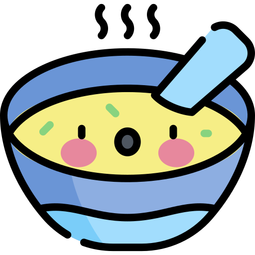 suppe Kawaii Lineal color icon