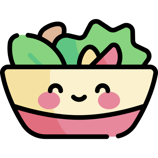 salat Kawaii Lineal color icon