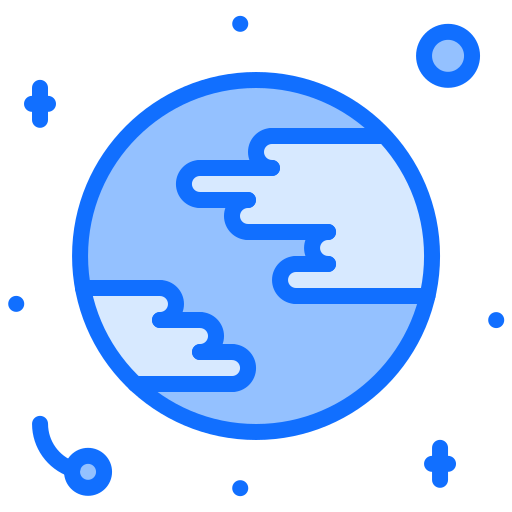 erde Coloring Blue icon