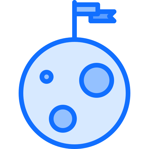 月 Coloring Blue icon