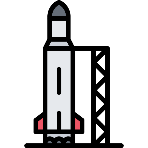 cohete Coloring Color icono