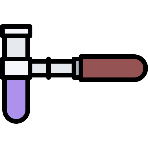 tubo de ensayo Coloring Color icono