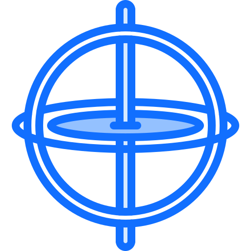 gyroskop Coloring Blue icon