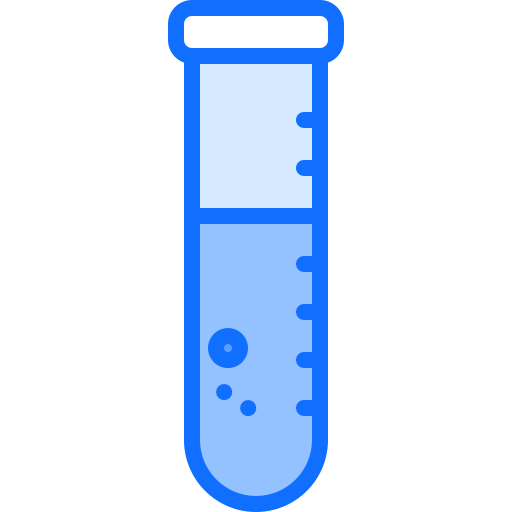 시험관 Coloring Blue icon