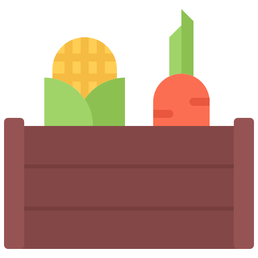 Овощной Coloring Flat иконка