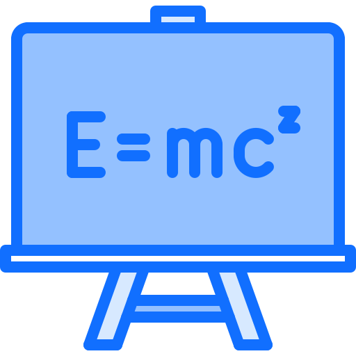 Blackboard Coloring Blue icon