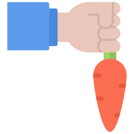 Морковь Coloring Flat иконка