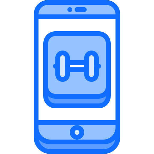 Gym Coloring Blue icon