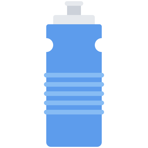 bouteille d'eau Coloring Flat Icône