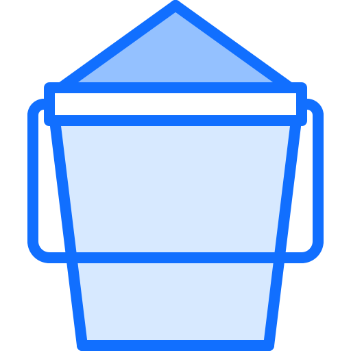 Bucket Coloring Blue icon