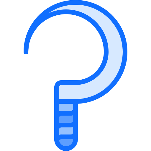 Sickle Coloring Blue icon