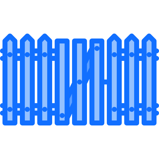 clôture Coloring Blue Icône