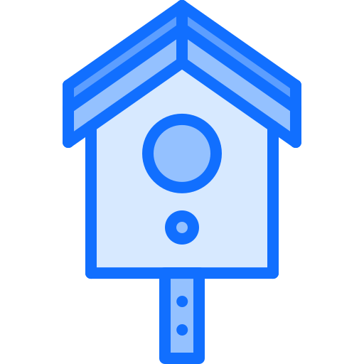 巣箱 Coloring Blue icon