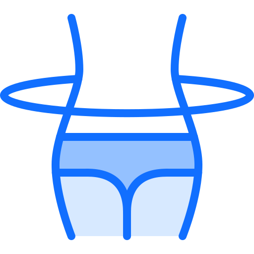 Waist Coloring Blue icon