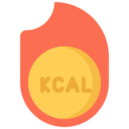 Calories Coloring Flat icon