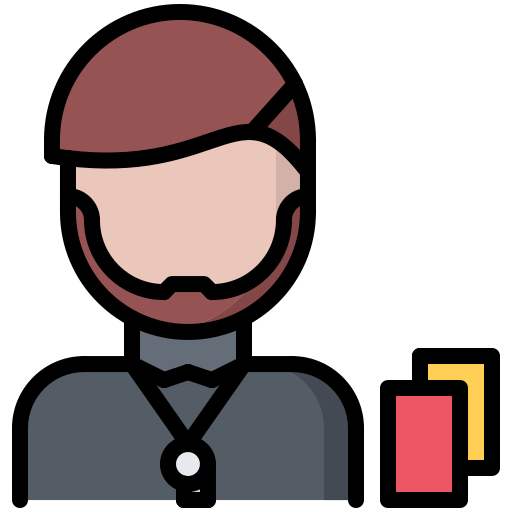 Referee Coloring Color icon