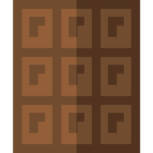 Chocolate Basic Straight Flat icon