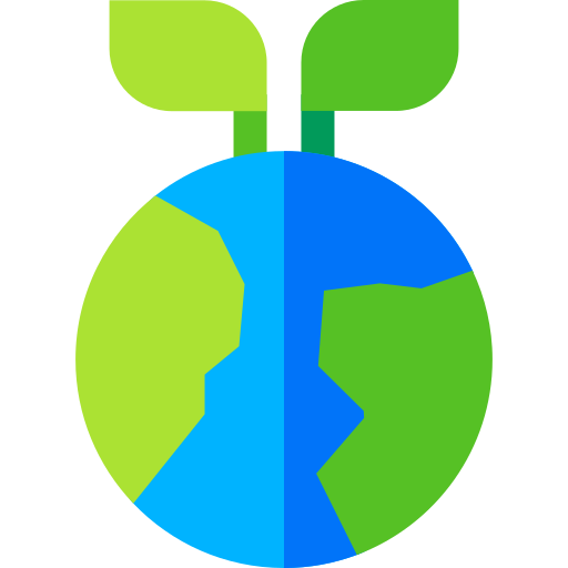 ecología Basic Straight Flat icono