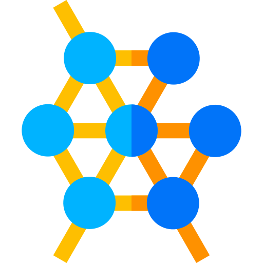 molecular Basic Straight Flat icon