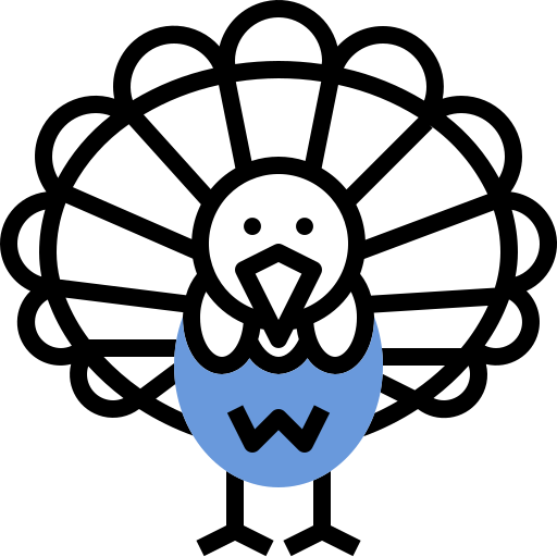 pavo Winnievizence Blue icono