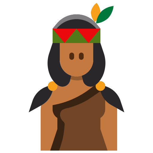 nativo americano Winnievizence Flat icona