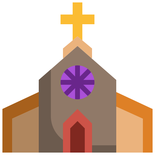 Church Winnievizence Flat icon