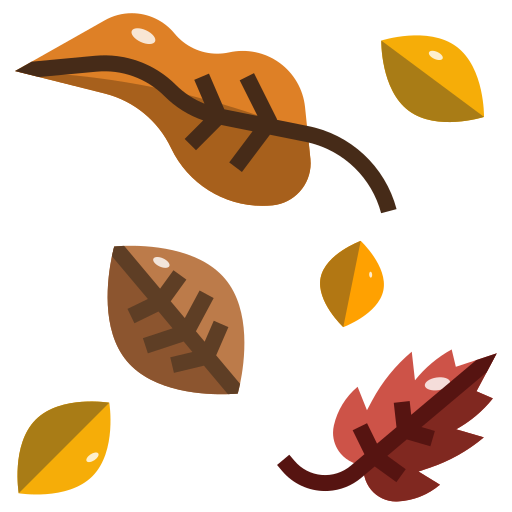 乾燥した葉 Winnievizence Flat icon