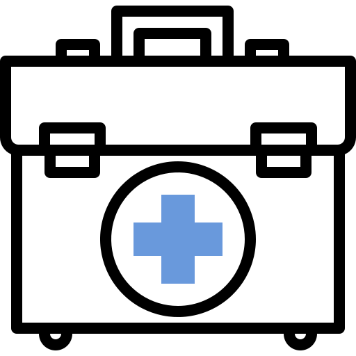 First aid kit Winnievizence Blue icon