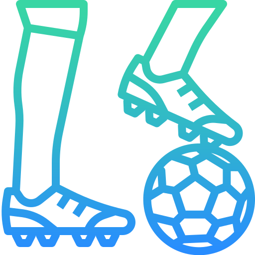 Football shoes Winnievizence Outline gradient icon