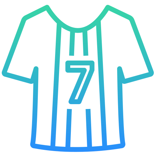koszulka piłkarska Winnievizence Outline gradient ikona