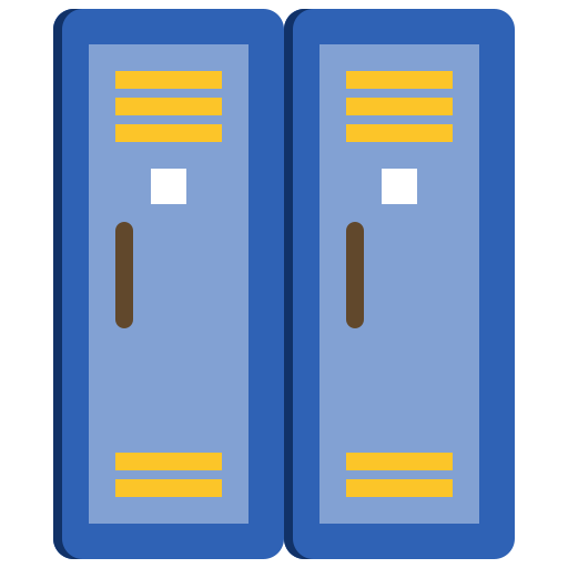 Locker Winnievizence Flat icon