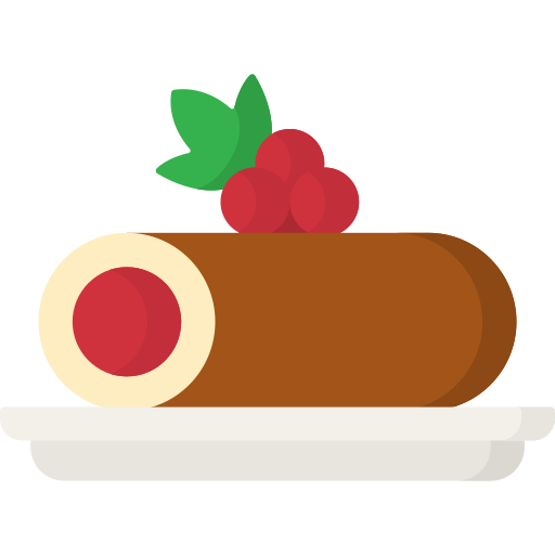 roll kuchen Special Flat icon