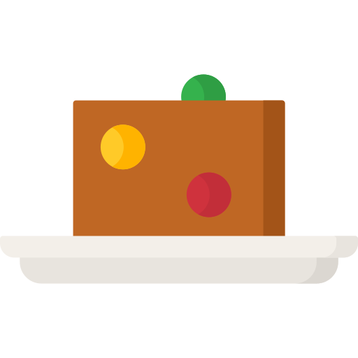gâteau aux fruits Special Flat Icône
