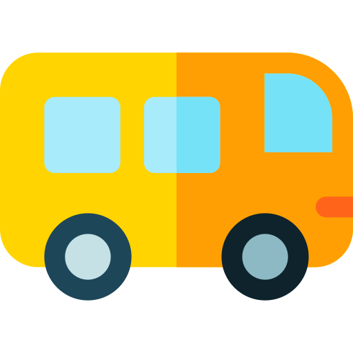 bus Basic Rounded Flat icon
