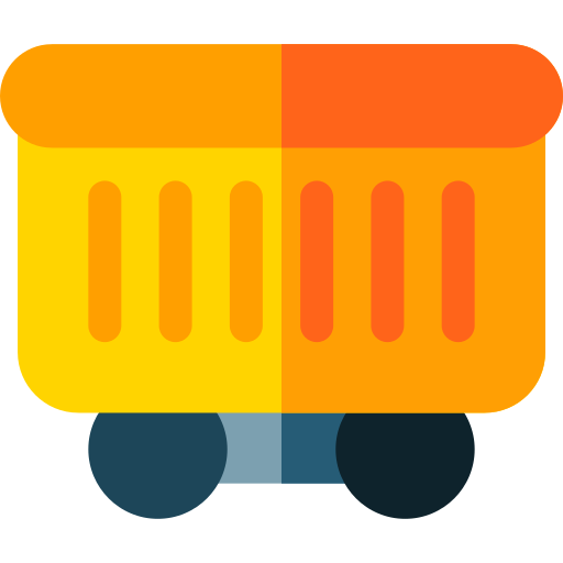 Train Basic Rounded Flat icon