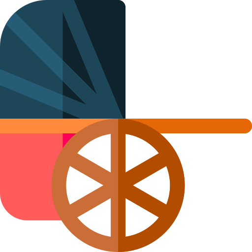 rikscha Basic Rounded Flat icon