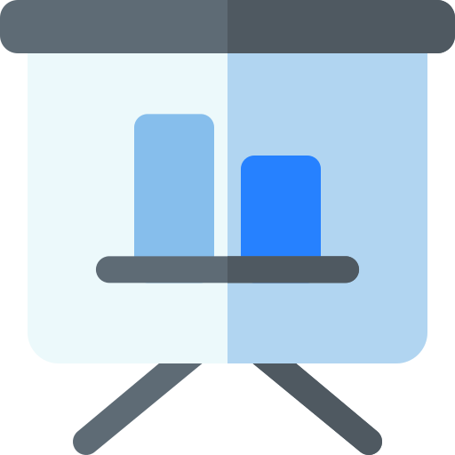 Presentation Basic Rounded Flat icon