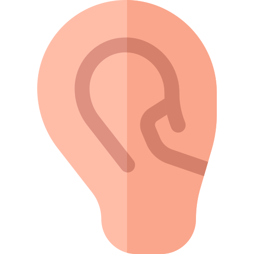 耳 Basic Rounded Flat icon