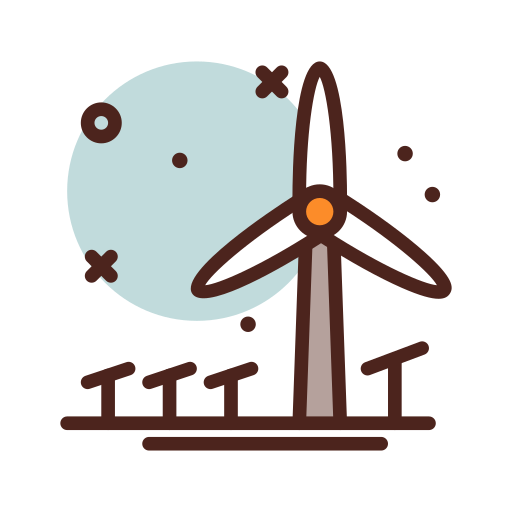 Wind energy Darius Dan Lineal Color icon