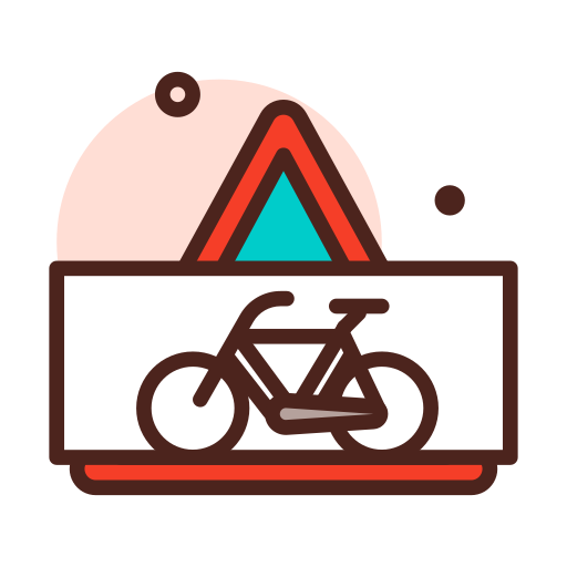 Bicycle Darius Dan Lineal Color icon
