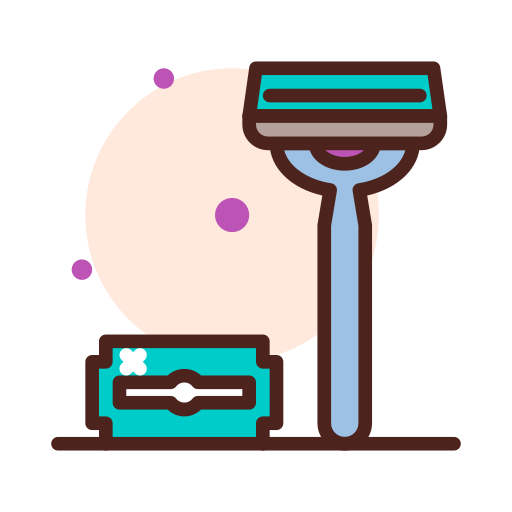 Shaving Darius Dan Lineal Color icon